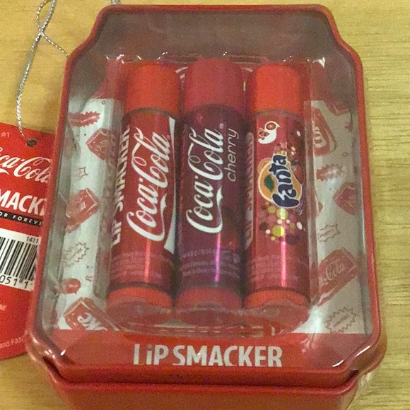 Coca Cola 3pcs Lip Smacker - Picture 1 of 7